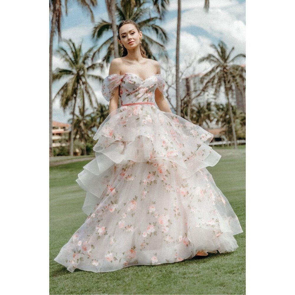 Wtoo Rosabel Floral Wedding Gown Size 6 NEW